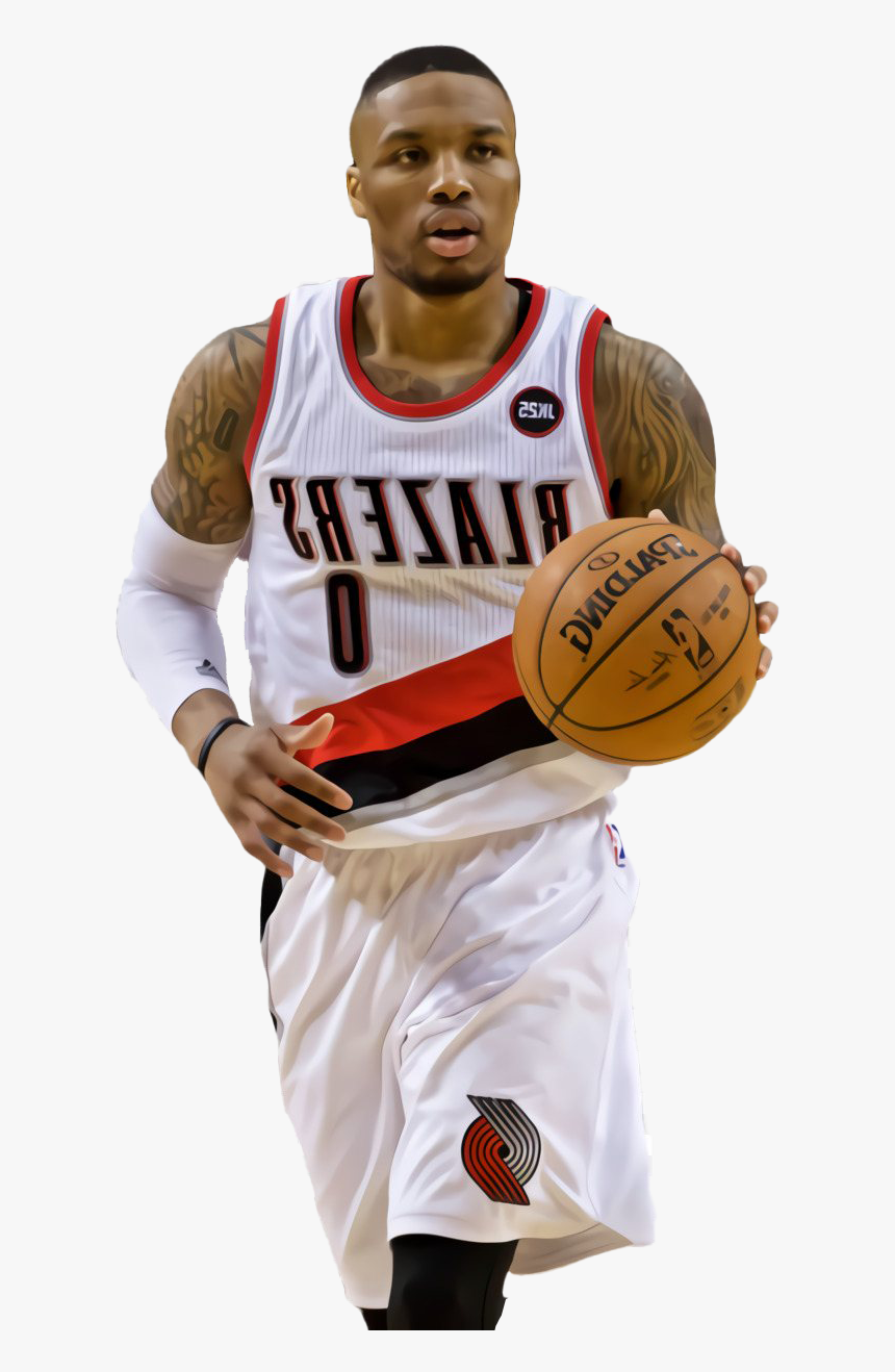 Damian Lillard Download Png Image - Jersey Damian Lillard Png, Transparent Png