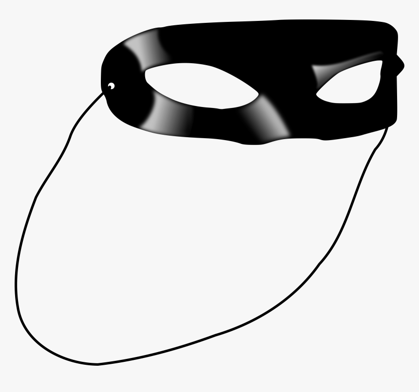 Mask Clipart Cowboy - Domino Mask, HD Png Download