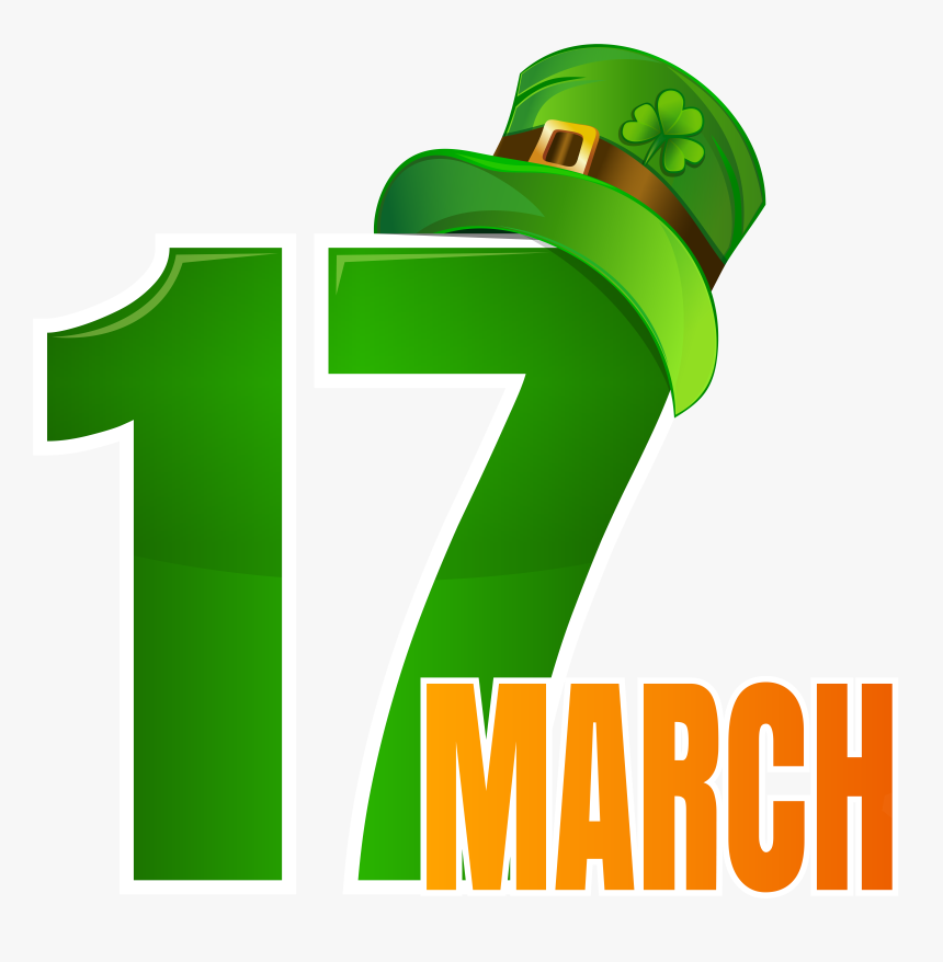 Clipart March17 Clipart Free Download 17 March St Patrick-s, HD Png Download