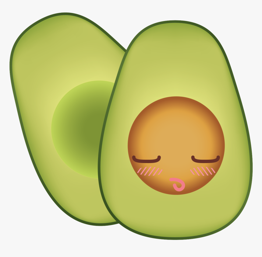 Blushing Figuros Design - Avocado, HD Png Download