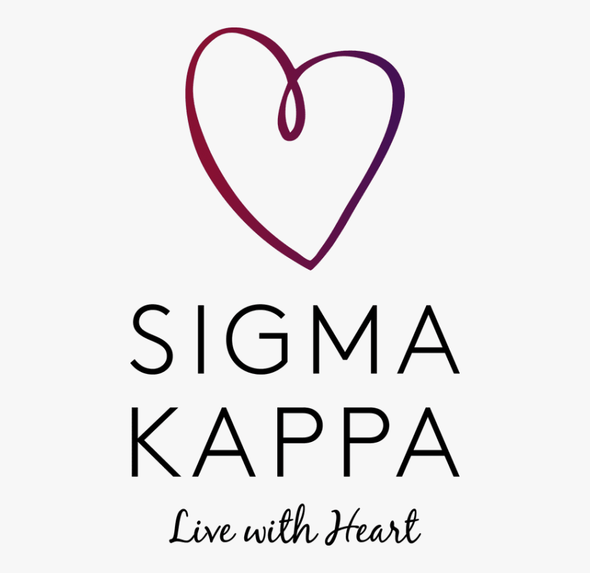 Free Png Download Sigma Kappa Live With Heart Png Images - Sigma Kappa Live With Heart, Transparent Png