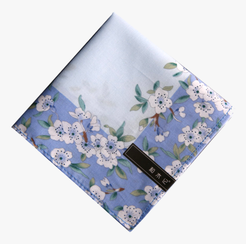 Flowers Square Handkerchief Png Image - Handkerchief Png, Transparent Png