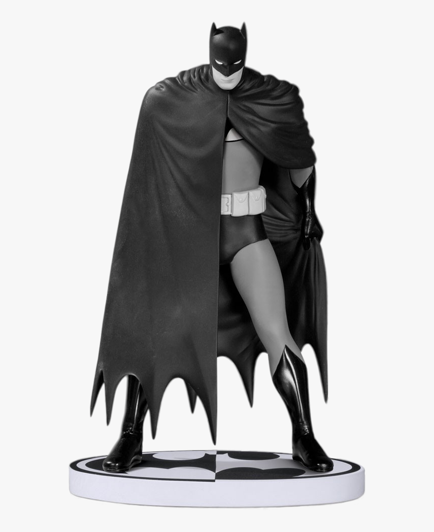 Dc Collectibles Black And White Batman, HD Png Download