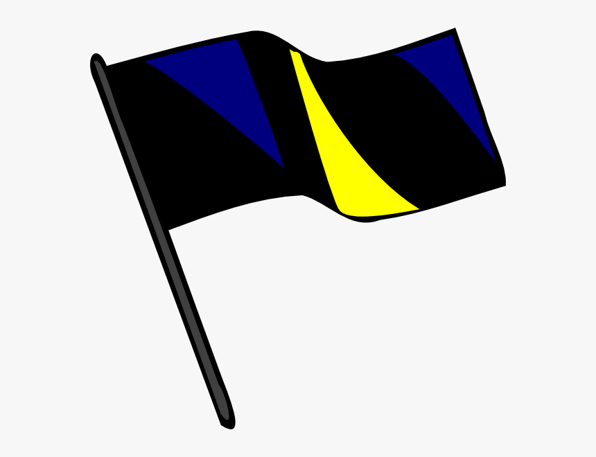 Color Guard Flag Vector Clipart , Png Download - Color Guard Flag Clip Art, Transparent Png