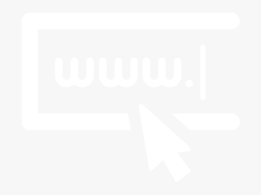 White Website Png - Domain Name, Transparent Png