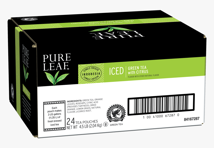 Pure Leafᵀᴹ Iced Loose Tea Pouch Green With Citrus - Black Tea Pouches, HD Png Download