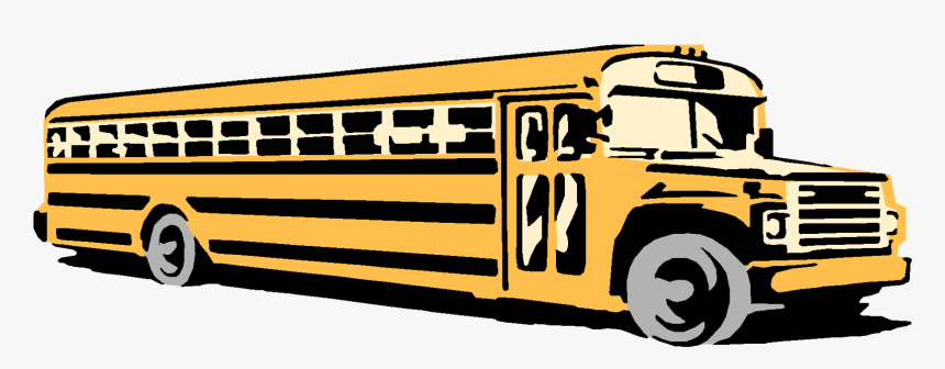 Driving Clipart Yellow School Bus - School Bus Clip Art, HD Png Download