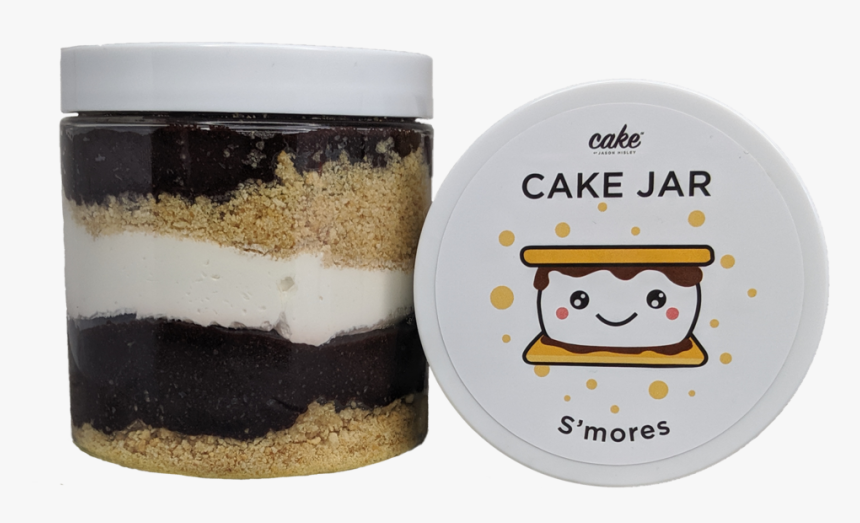 S Mores Cake Jar - Pudding, HD Png Download