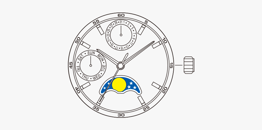 Miyota 6p8b, HD Png Download