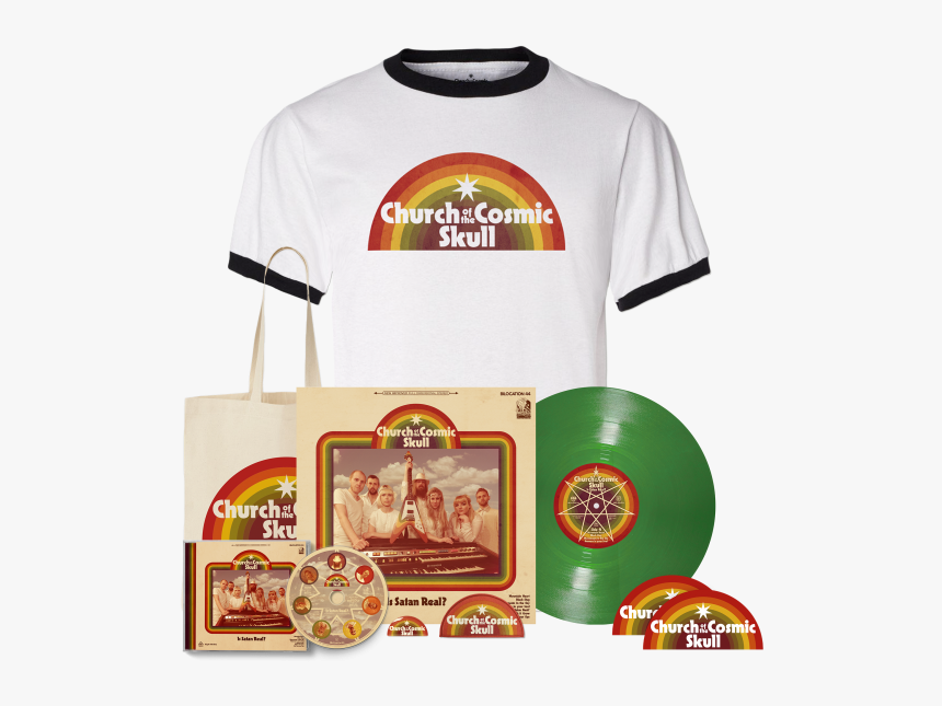 Church Of The Cosmic Skull T Shirt, HD Png Download