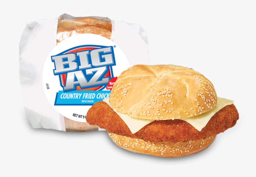 Big Az Chicken Sandwich With Cheese - Big Fried Chicken Sandwich, HD Png Download