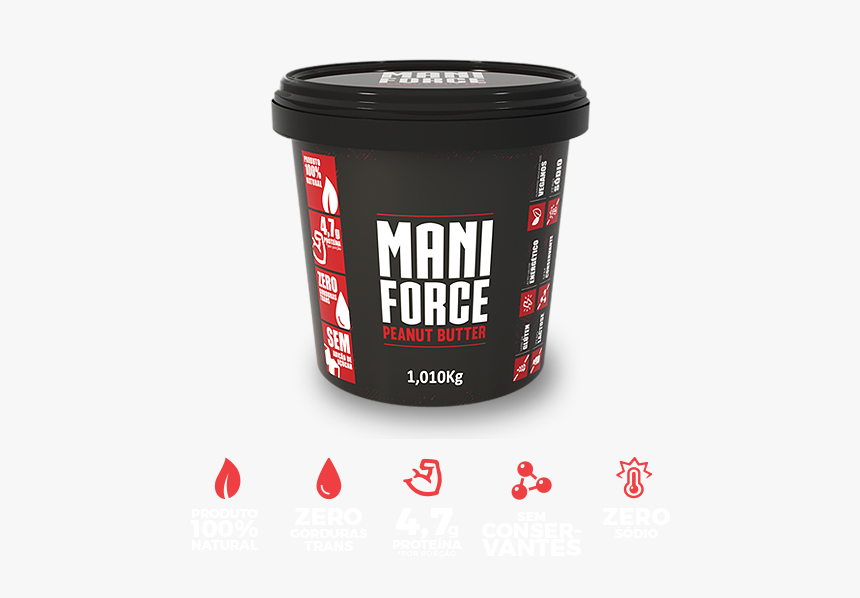 Pasta De Amendoim Mani Force, HD Png Download