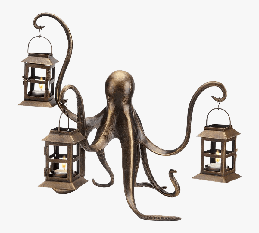Hanging Lanterns Octopus - Octopus Lantern, HD Png Download