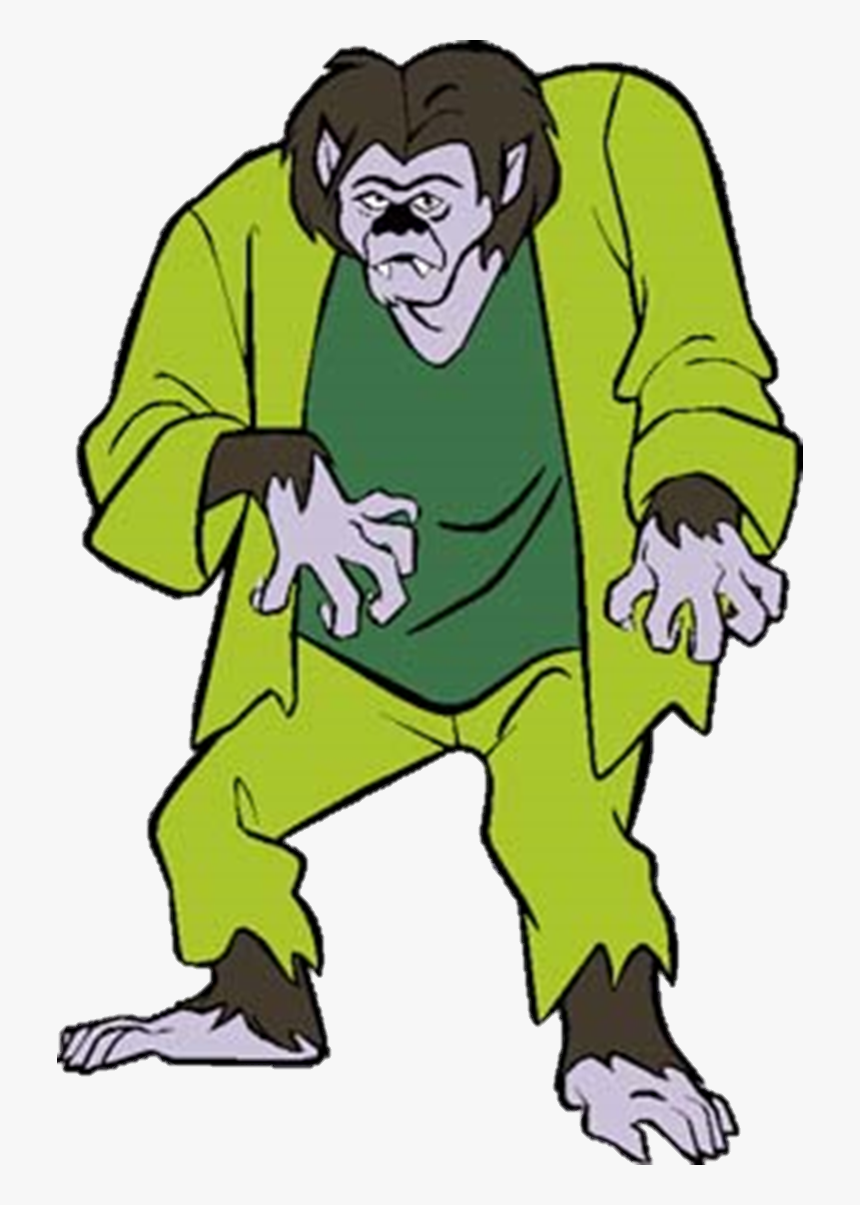 Wolfmans Ghost Png Scooby Doo Wolfman Costume - Cartoon Scooby Doo Monster, Transparent Png