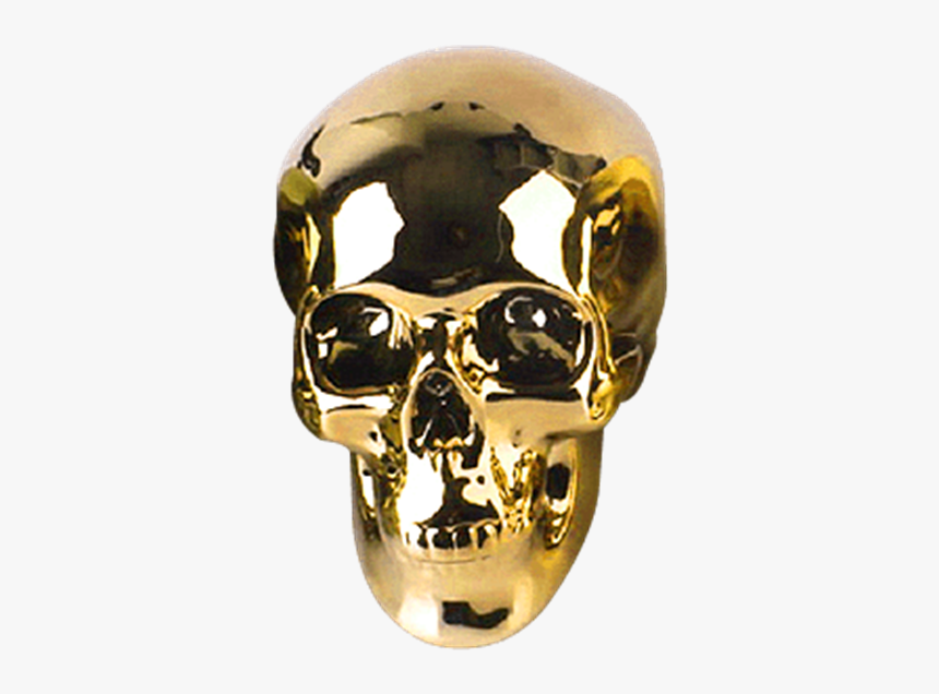 Gold Skull Png - Gold Skull Money Box, Transparent Png