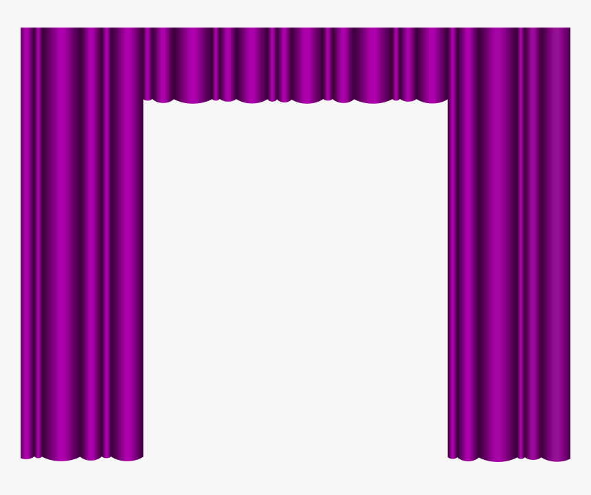 Purple Theater Curtains Transpa Png Clip Art Image, Transparent Png