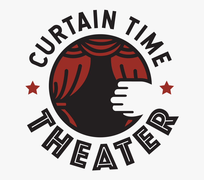 Curtain Time Theater Logo - Emblem, HD Png Download