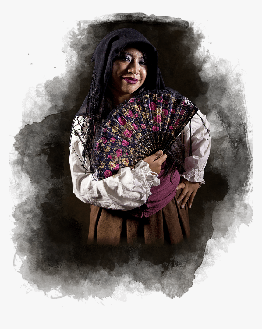 Augustine Ghost Tour Host - Girl, HD Png Download