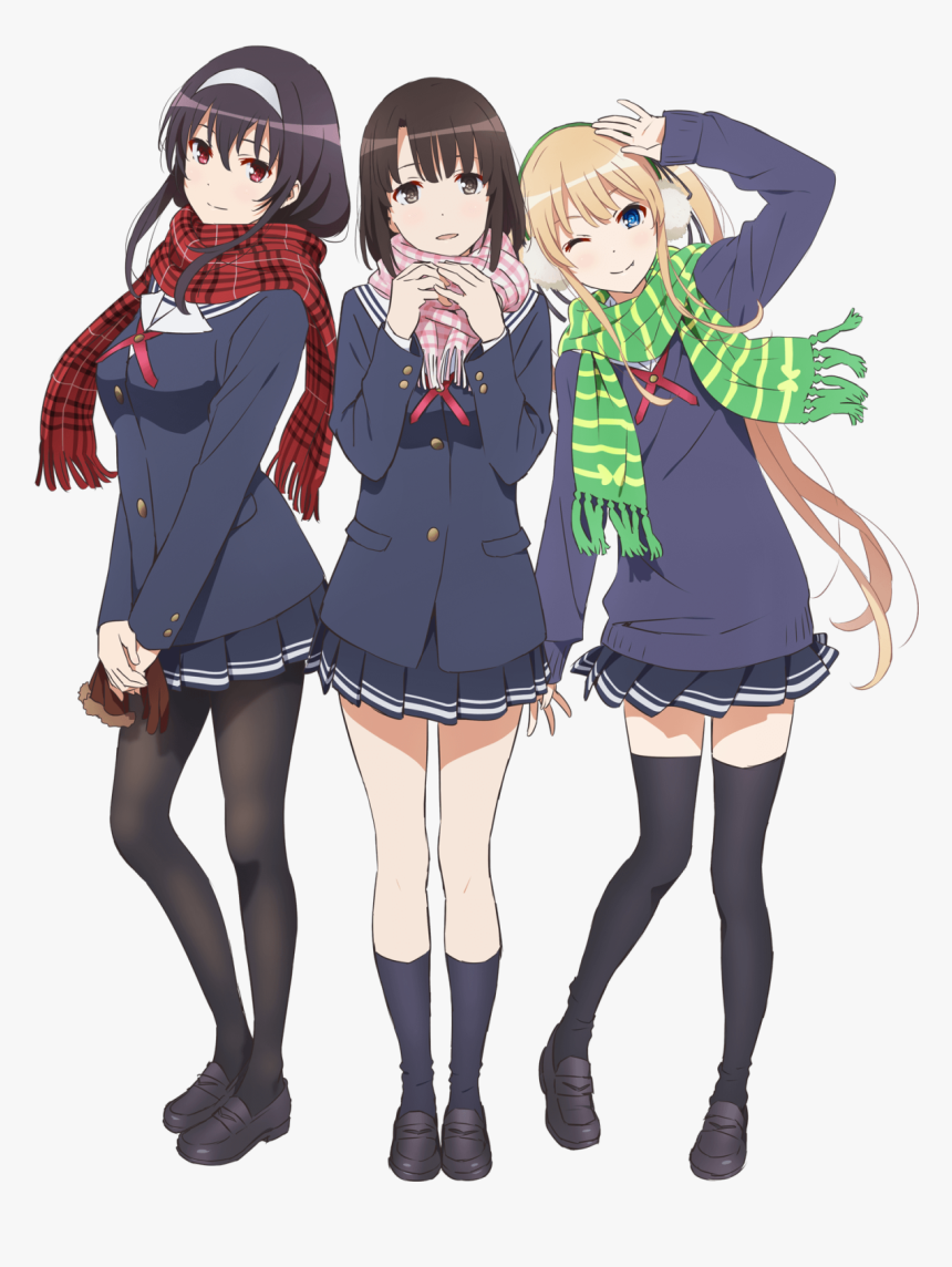 Eriri Utaha Megumi, HD Png Download