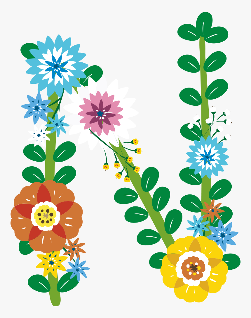 N Letter Png Background - N Letter Design, Transparent Png