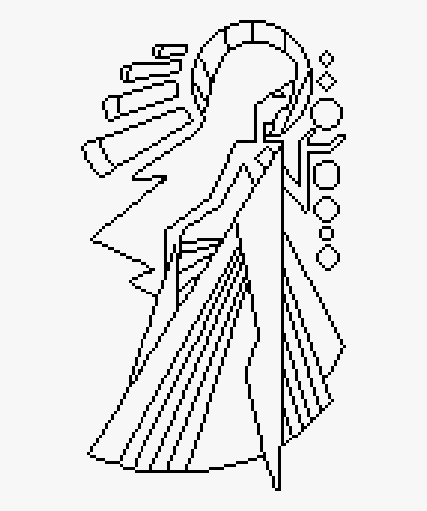 Pixilart Blue Diamonds By - Line Art, HD Png Download