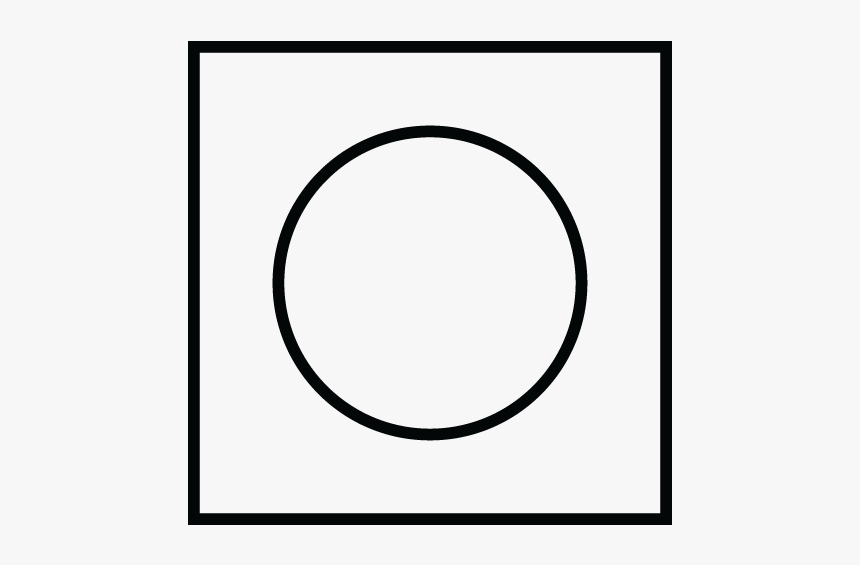 Mr Symbol Square Outline-01 - Circle, HD Png Download