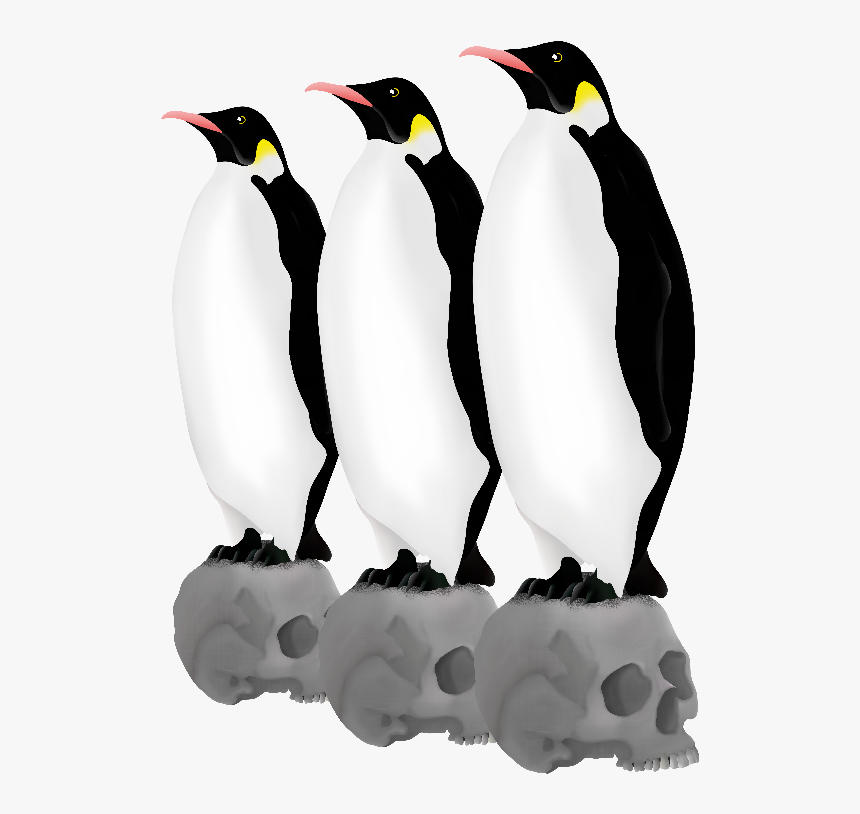 Emperor Penguins Skulls - Adã©lie Penguin, HD Png Download