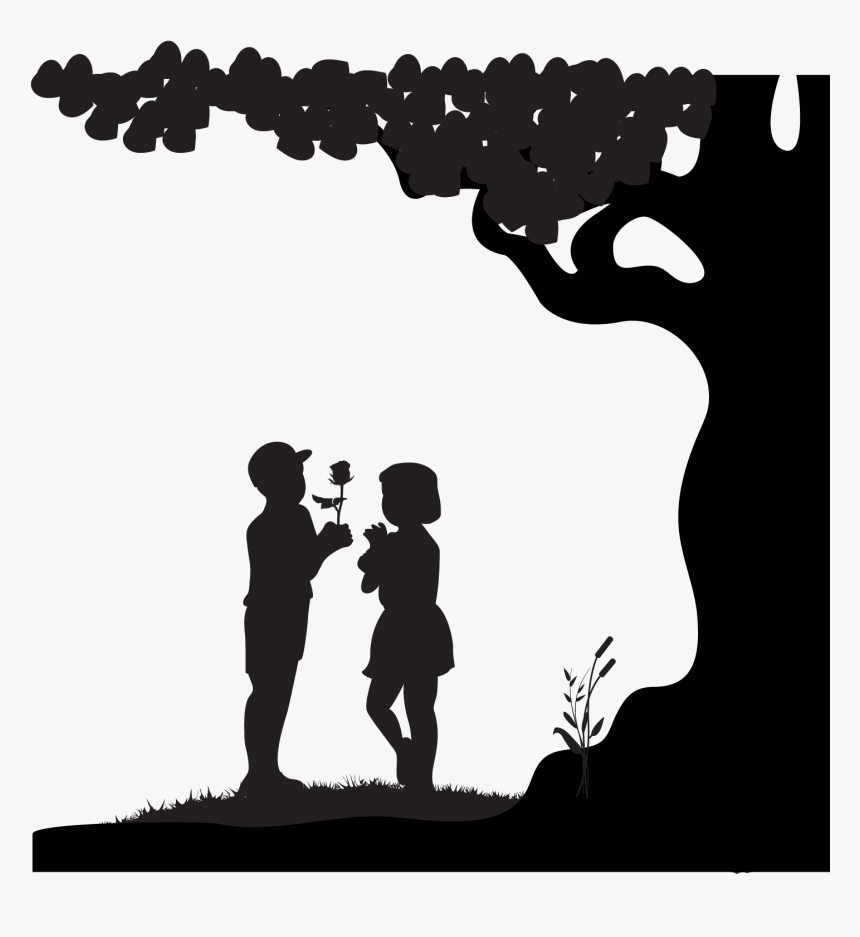 Silhouette Significant Other Poster - Couple Poster All Black, HD Png Download