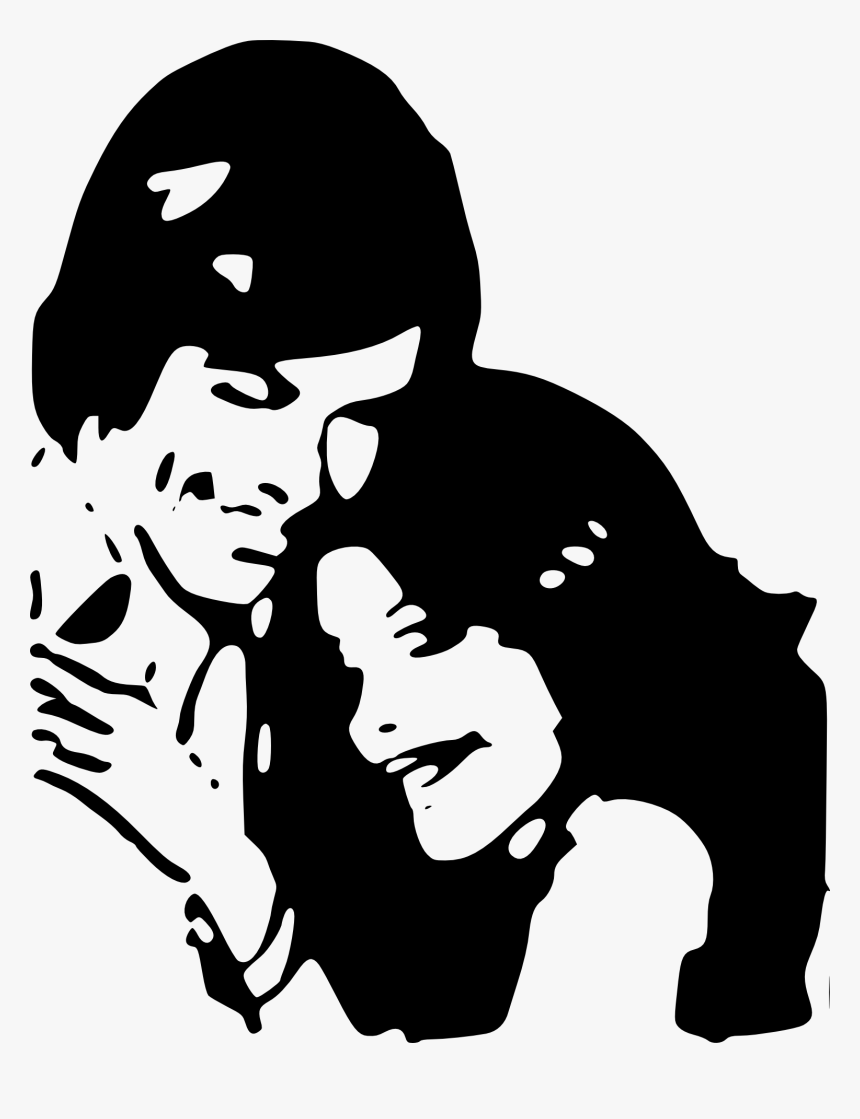 Couple Black And White Clipart, HD Png Download