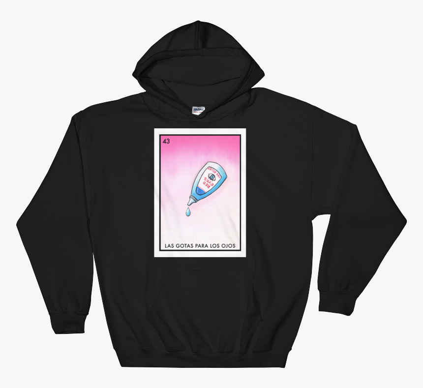 Las Gotas Para Los Ojos Unisex Hoodie Mockup Front - Xo Trayvon Vert Originals, HD Png Download