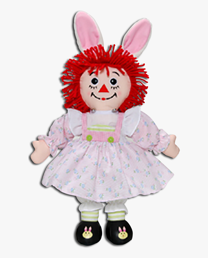 2004 Easter Raggedy Ann Rag Doll
- Bunny Ears Are Removeable - Raggedy Ann, HD Png Download