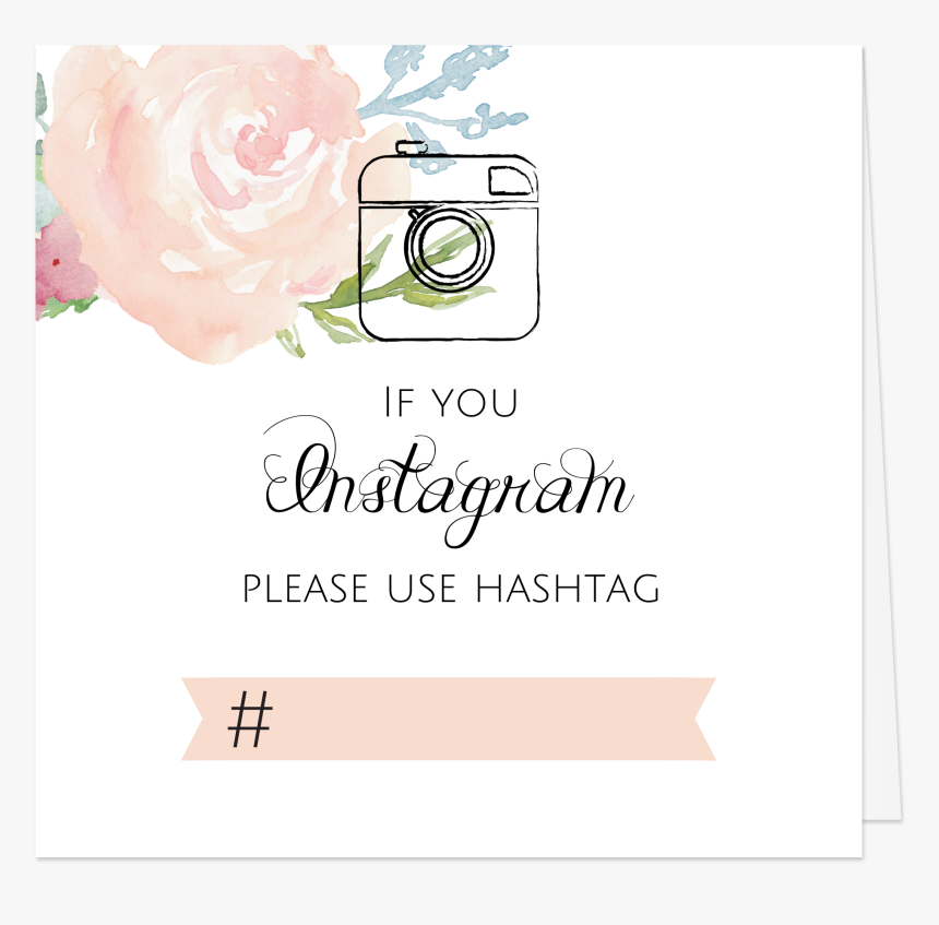 Instagram Signs Pack Of 6 Watercolour Roses, HD Png Download