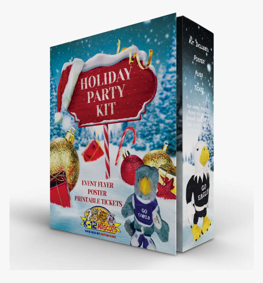 8867d466211a1479377049 K12mascots Holiday Party Kit, HD Png Download