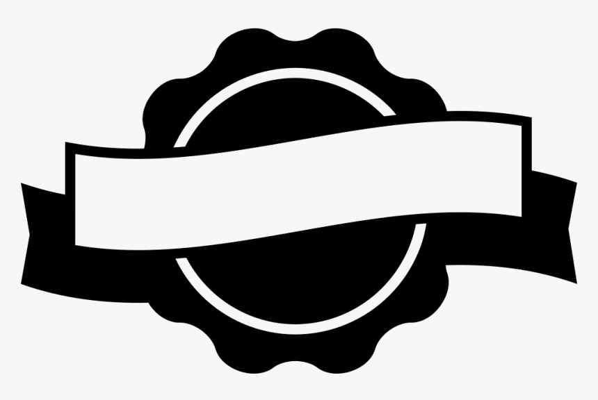 Black Flower Label Transparent, HD Png Download