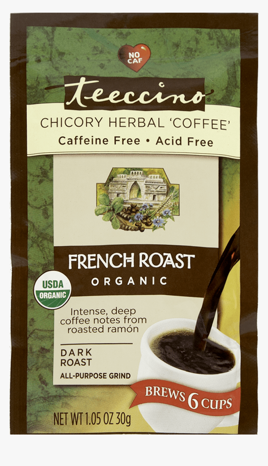 Teeccino Chicory Herbal Coffee, HD Png Download