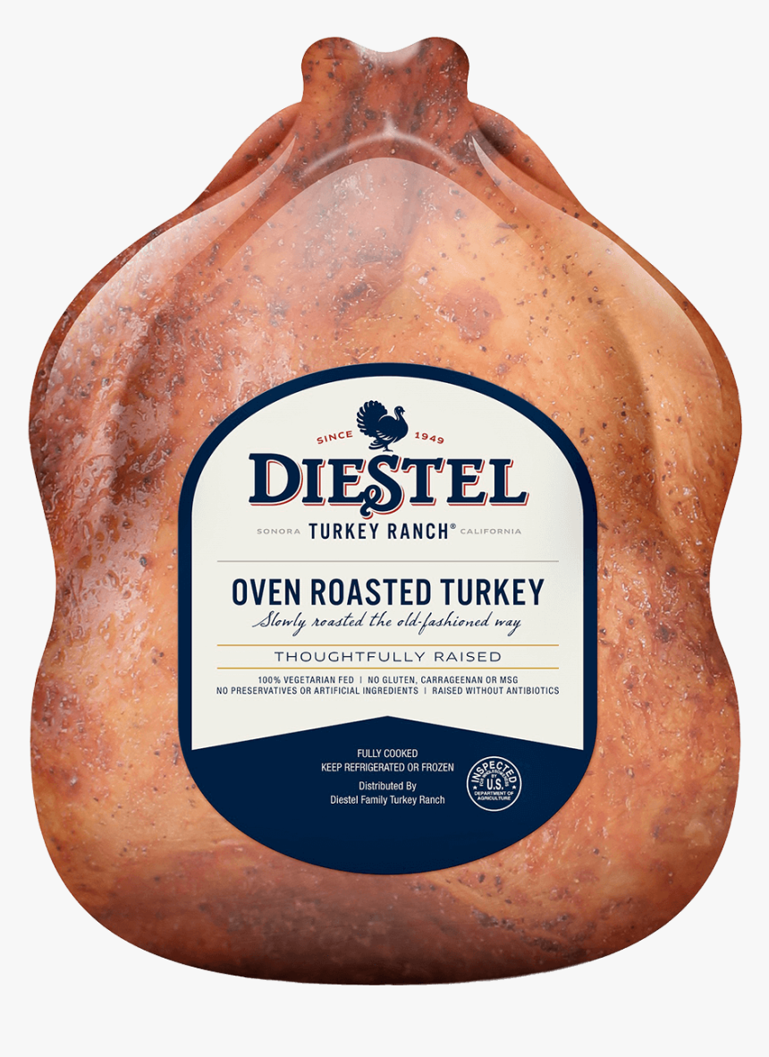 Dfr Oven Roasted Whole Turkey Rendering - Antibiotic Free Roasted Turkey, HD Png Download