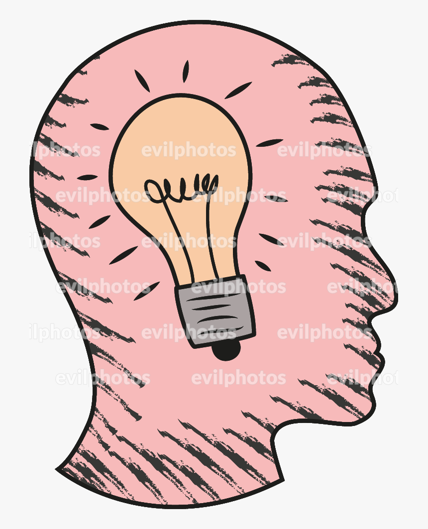 Brain Drawing Vector And Stock Photo - Brain Drawing, HD Png Download