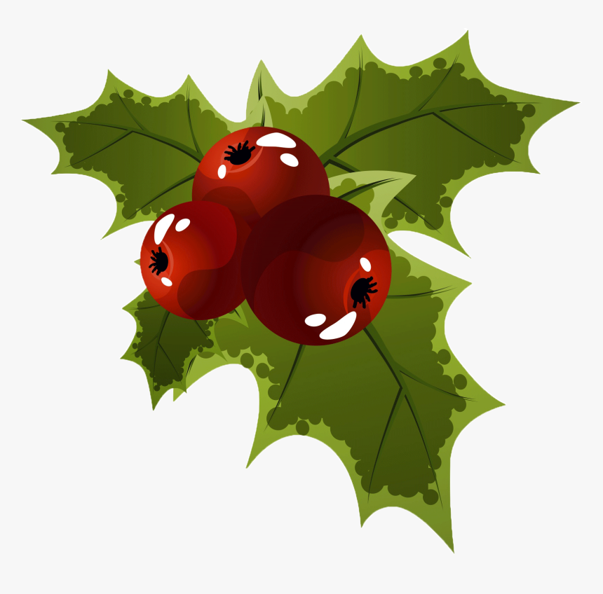 Holly Christmas Design Element Mug , Png Download - Mistletoe Jpg, Transparent Png
