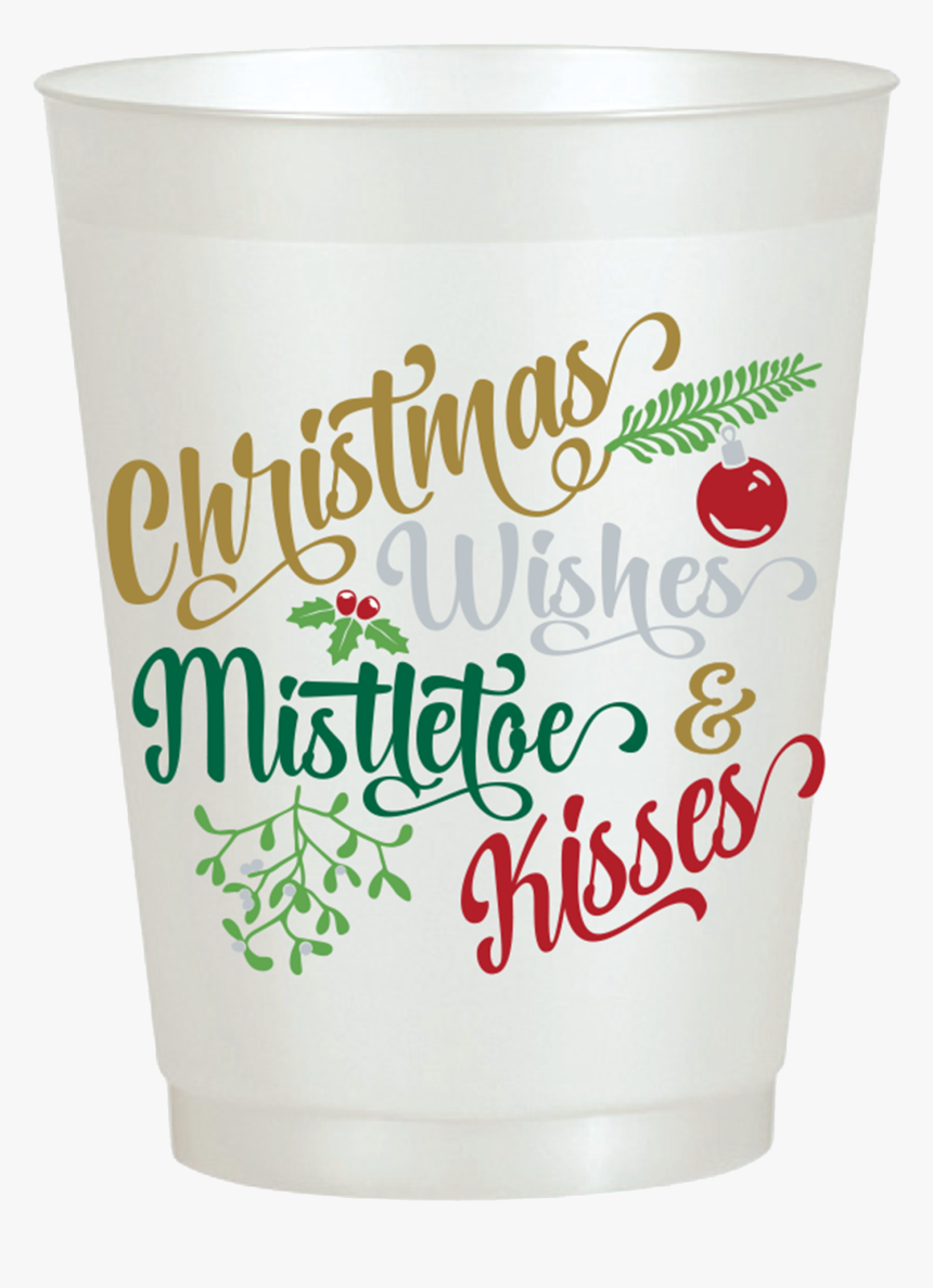 Christmas Wishes, Mistletoe & Kisses - Calligraphy, HD Png Download