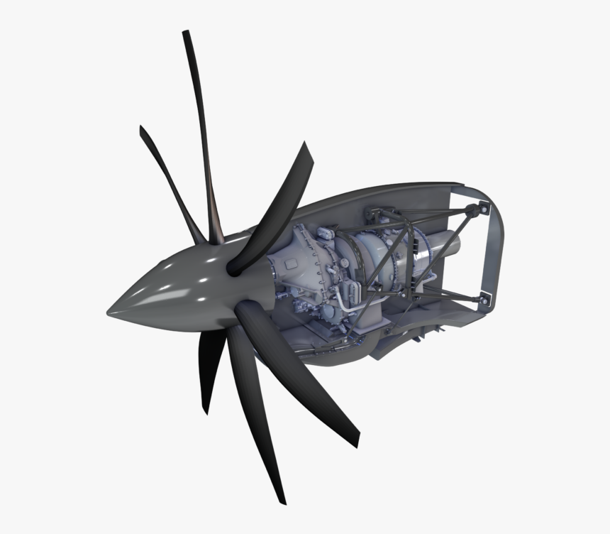 Zf Luftfahrttechnik Turboprop Engine, HD Png Download
