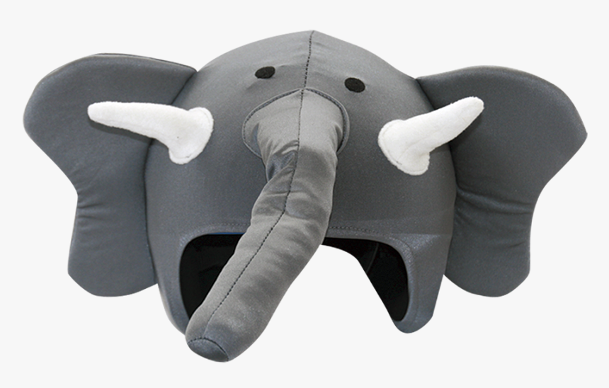 Ski Helmet Animal Cover , Png Download - Ski Helmet Cover Elephant, Transparent Png