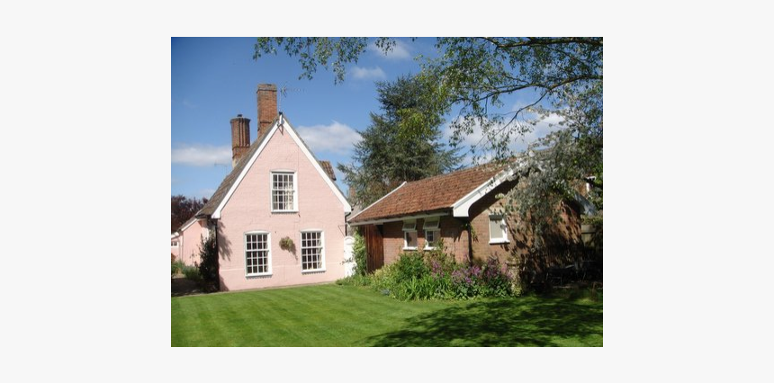 16th Century Pink-washed Suffolk Longhouse - Farmhouse, HD Png Download