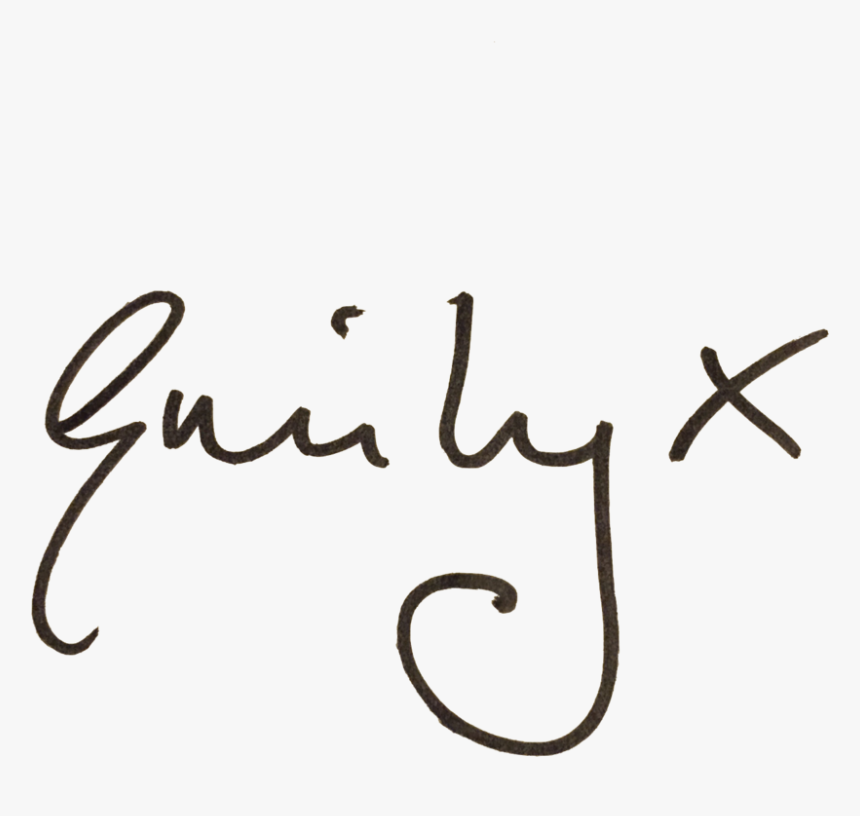 Img 2340 - Emily Signature, HD Png Download