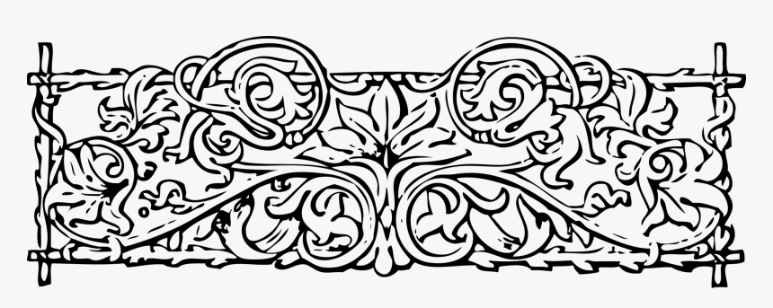 Art,symmetry,monochrome Photography - Jali Design Vector In Hd, HD Png Download