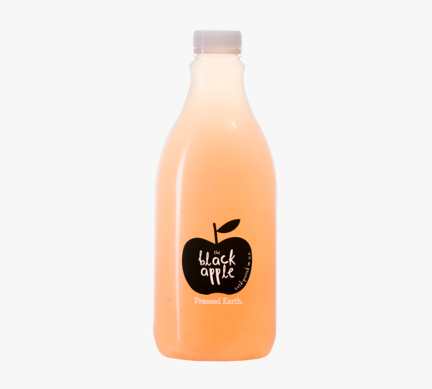 Transparent Black Apple Png - Glass Bottle, Png Download