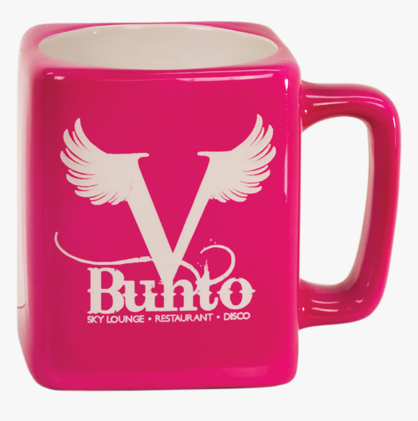 Pink Square Ceramic Mug - Beer Stein, HD Png Download