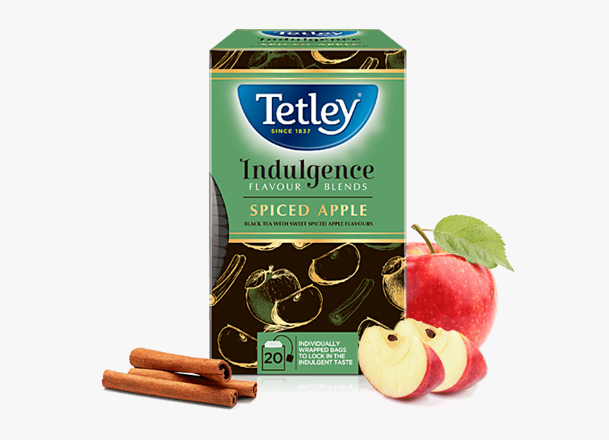 Tetley Spiced Apple Flavoured Black Tea - Cookies And Cream Tea, HD Png Download