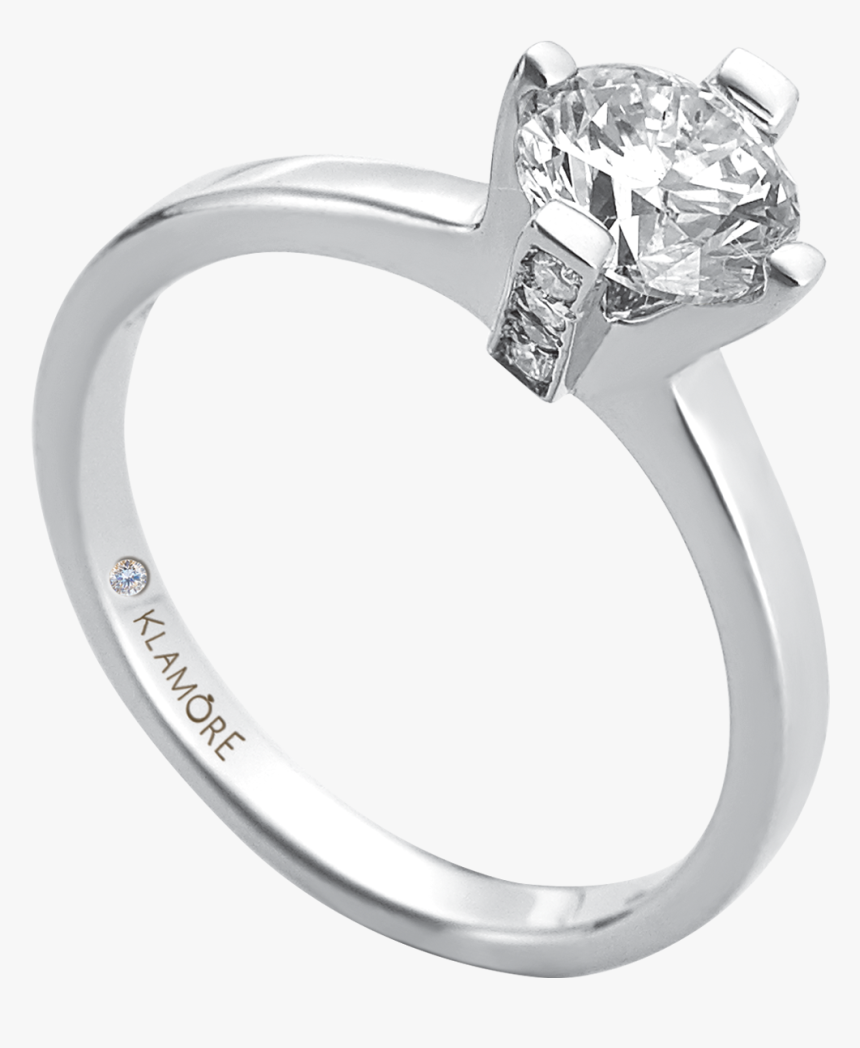 Solitario Arriba De Medio Quilate - Pre-engagement Ring, HD Png Download