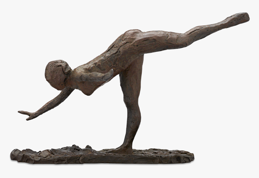 Arabesque On Right Side By Edgar Degas - Statue, HD Png Download