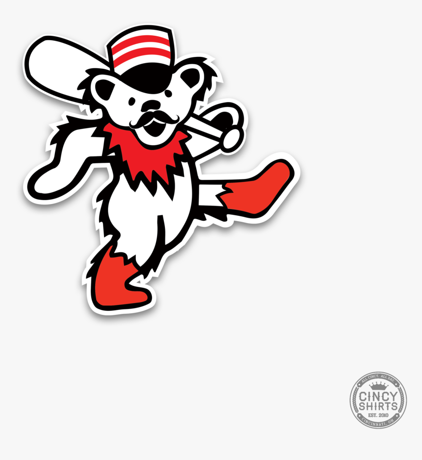 The Grateful Red Sticker 
 Class Lazyload Lazyload - Cartoon, HD Png Download